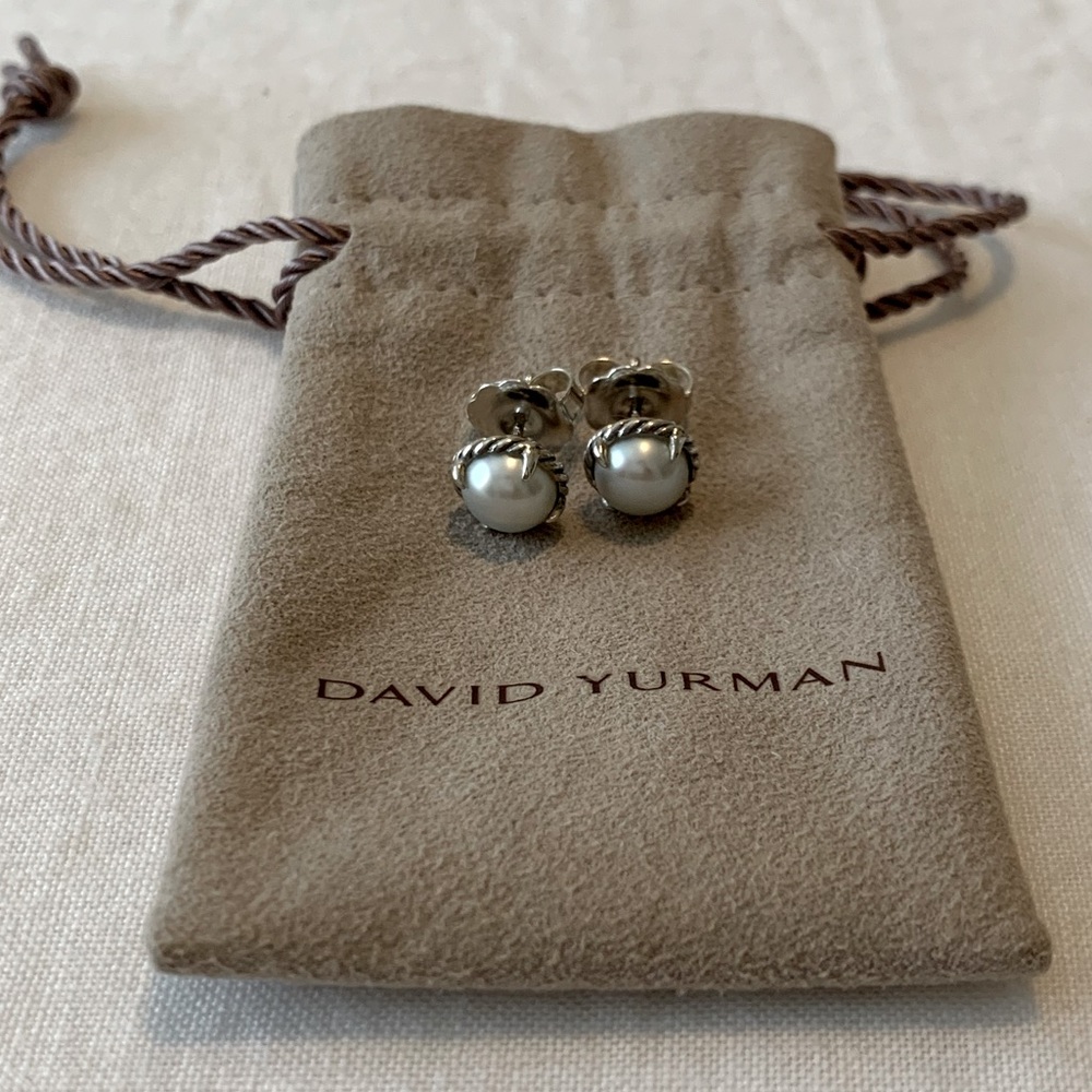 David Yurman Chatelaine Pearl Earrings